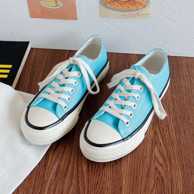 Damen-Segeltuchschuhe, lässig, niedlich, Sneakers, niedrig geschnitten, zum Schnüren, modisch, bequem zum Gehen