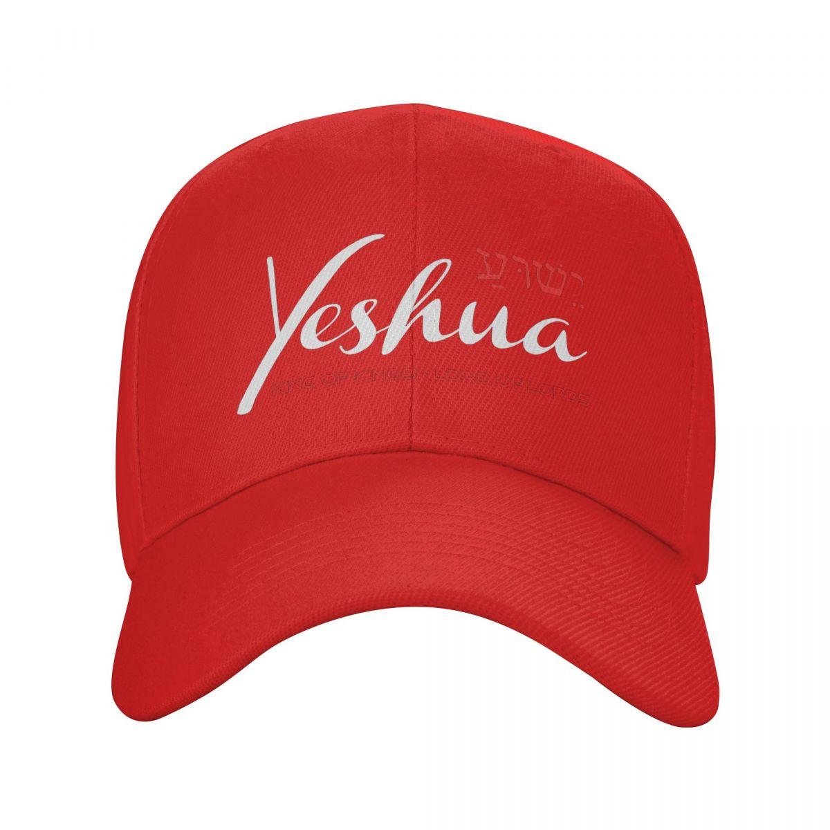 Hebrew Jesus Christ Yeshua King Of Kings Lord Of Lords Baseball Caps Snapback Unisex Hats Cap Streetwear Baseball Hat Casquette One Size