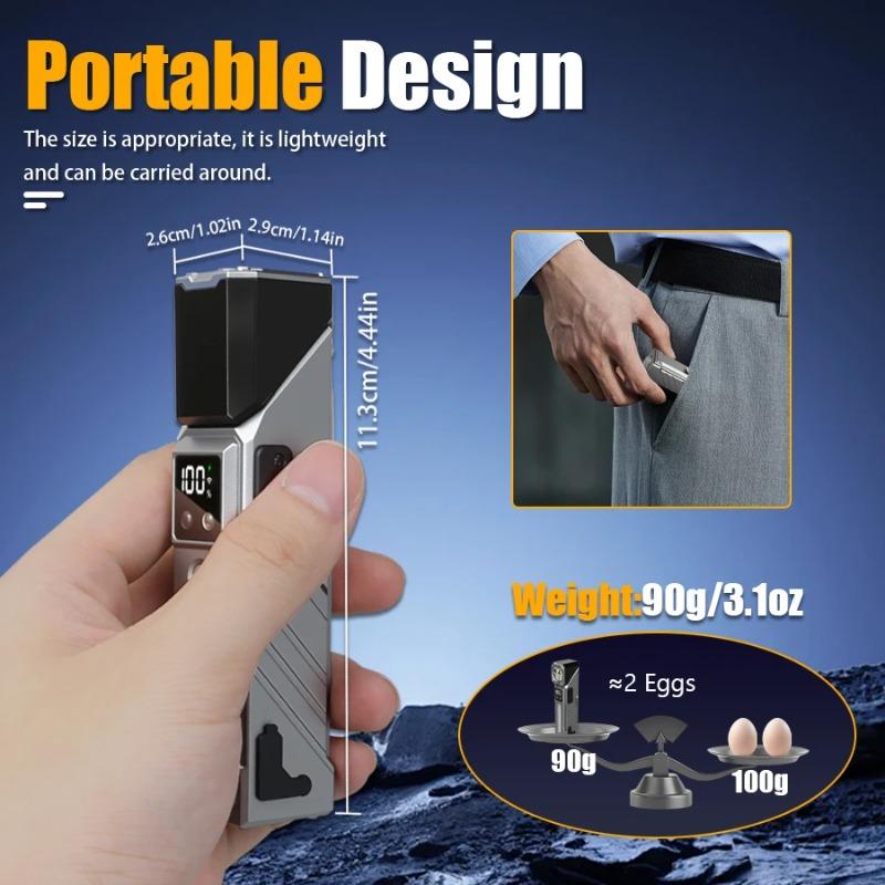 פנס פינתי נטען USB רב-תכליתי אור אווירה צבעוני פנס מגנטי, אור עבודה, פנס ראש, אופניים