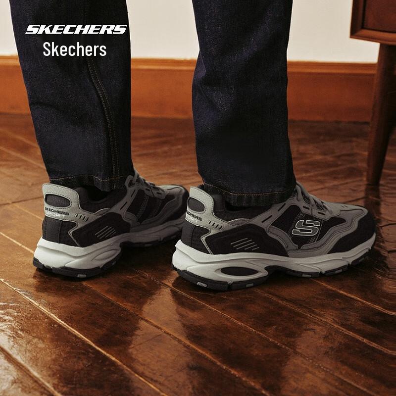 Skechers Baskets à lacets rétro pour homme série Trek Outdoor