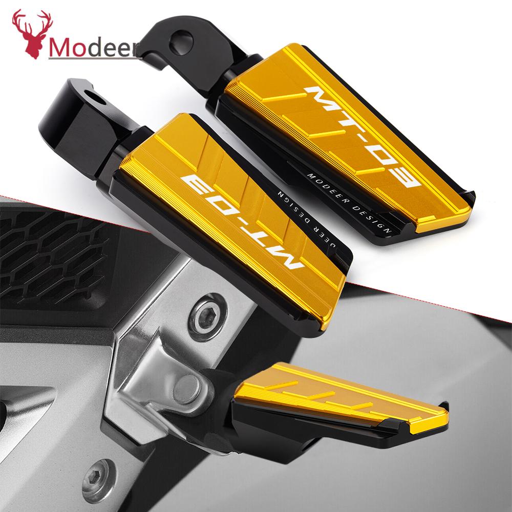 

Подножки для Yamaha MT03 MT-03 MT 03, круглый год, подножки, педаль для водителя, аксессуары для мотоциклов, детали, подставки для ног