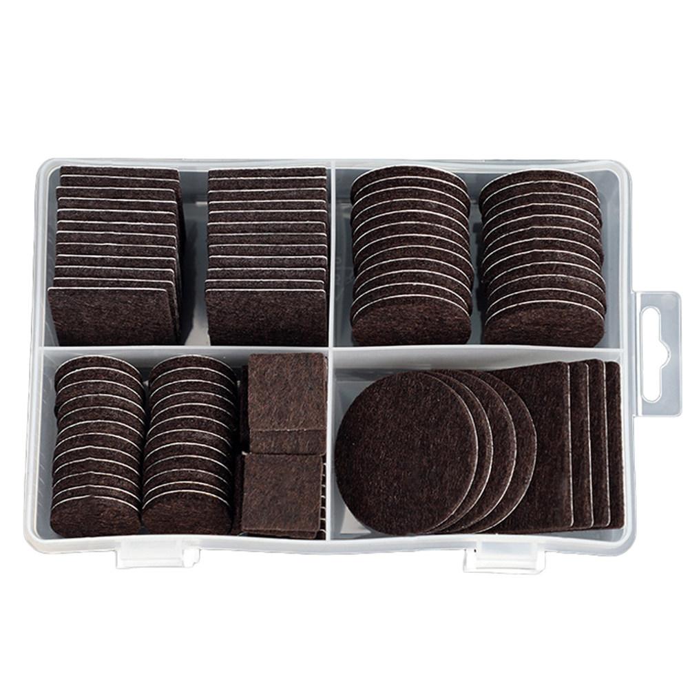 104Pcs Heavy Duty Felt Furniture Protection Pads Chair Table Leg Floor Protector Non-Slip Chair Protection Pad Felt