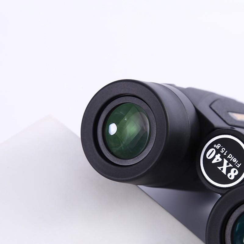 8x40 High Magnification Binoculars With Large Eyepieces Wide Field Of View Outdoor Portable HD Optics Birdwatching Hiking