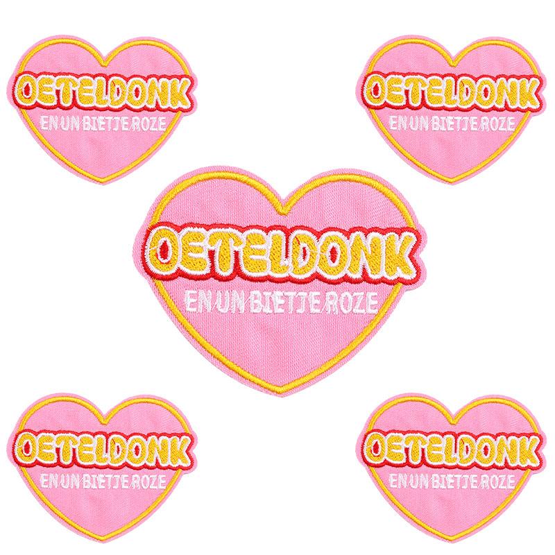 10pcs Wholesale Netherland Carnival Oeteldonk Emblem Patch Embroidered Patches For Clothes Iron On Patches For Clothing Sew 