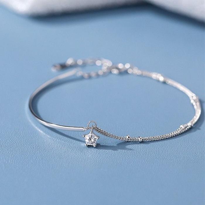 925  Silver Bead Bracelets For Women Men Luxury Designer Multilayer Chain Bracelet Wedding Party Beautiful Jewelry Gifts