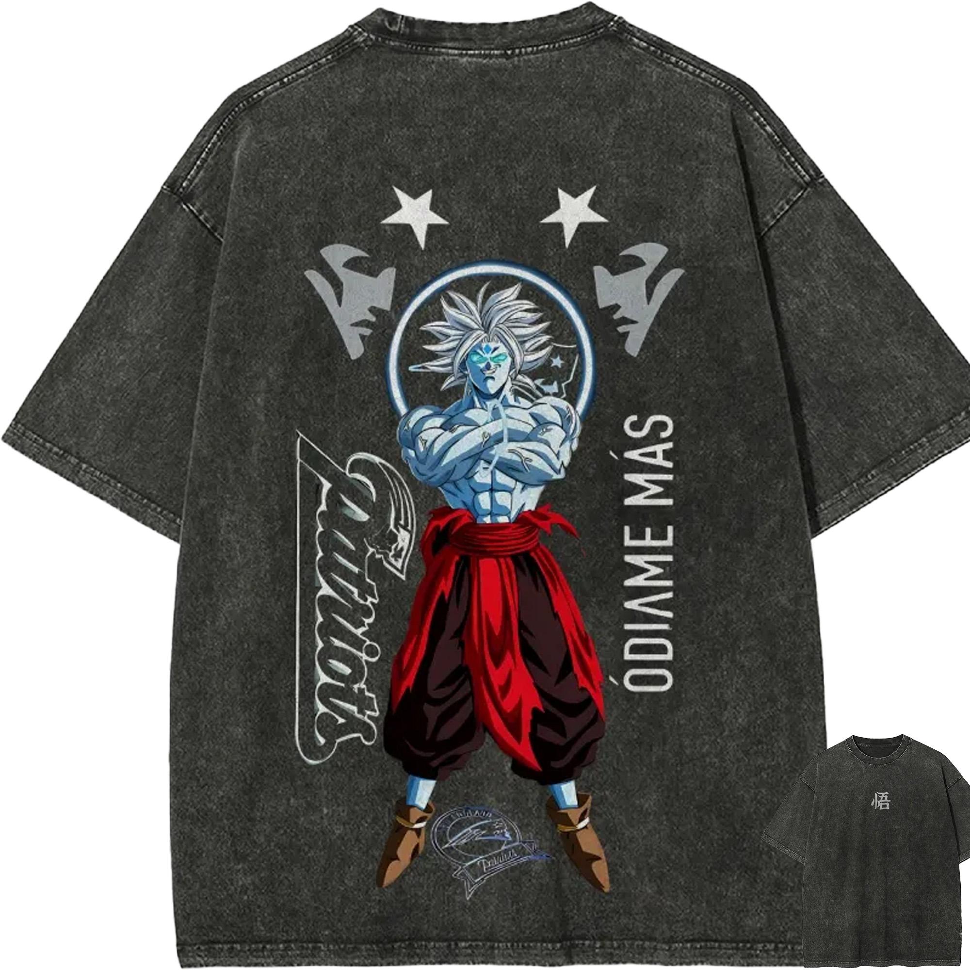 

Dragon Ball Fused Zamasu T Shirt Men Acid Wash Oversized Streetwear Anime Odiame Mas Cotton Vintage Gym Graphic Top Tee M