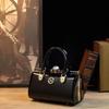 2023 Autumn High-End Retro Patent Leather Women's Handbag - Wedding & Festive Bright Red.