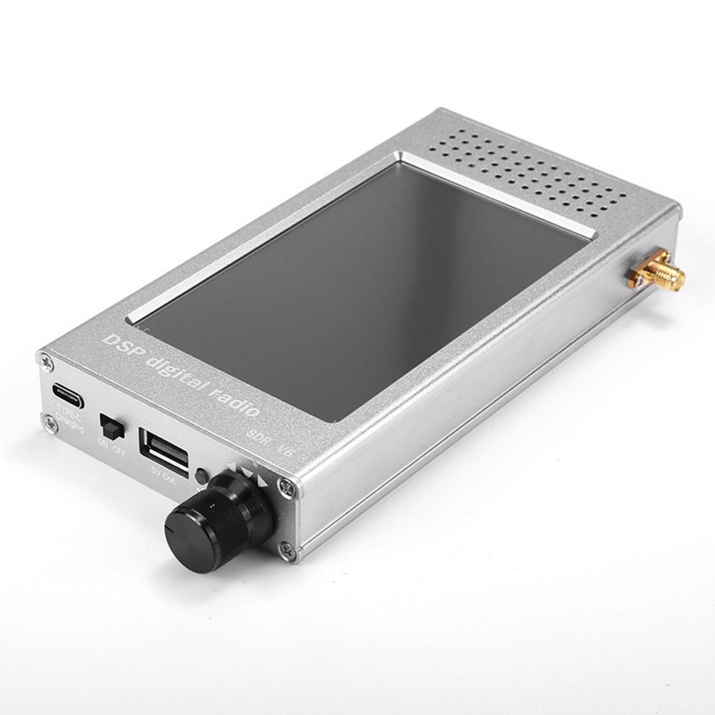 Portable Radio V6 with Firmware 110d Aluminum Alloy Housing 43 Inch IPS Touchscreen Full Band Support 100kHz 149MHz