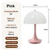 Nordic Mushroom Table Lamp Danish Modern High-End Charging Bedroom Bedside Living Room Decorative Light Atmospheric Decor Lamp
