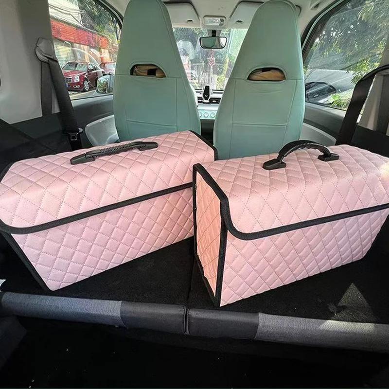 Foldable Car Trunk Storage Box Vehicle Tool Kit Automotive Organizer Bag - Rear Boot Space Saving Solutions for Cars