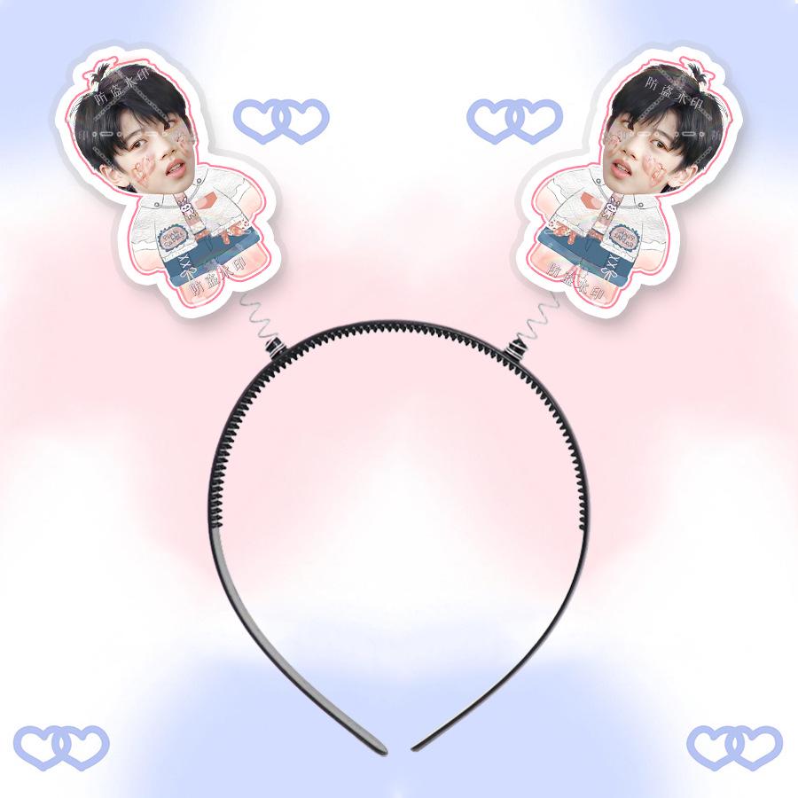 Zhang Hanrui 3D Headband Hair Clip with Picture - Concert Merchandise Support