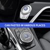 SVLHP1 New Car 3D Metal Sticker Steering Wheel Interior Sticker For VW Volkswagen CC Polo 6R Golf 5 6 7 8 MK7 MK4 MK6 Passat B6 B8 T5