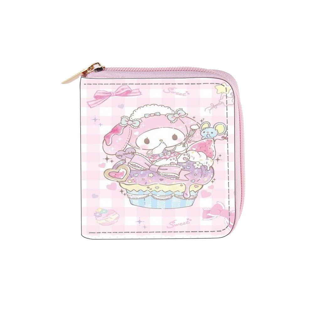 Peripheral Short Zipper Small Wallet DXX Wallet Card Bag Student Campus