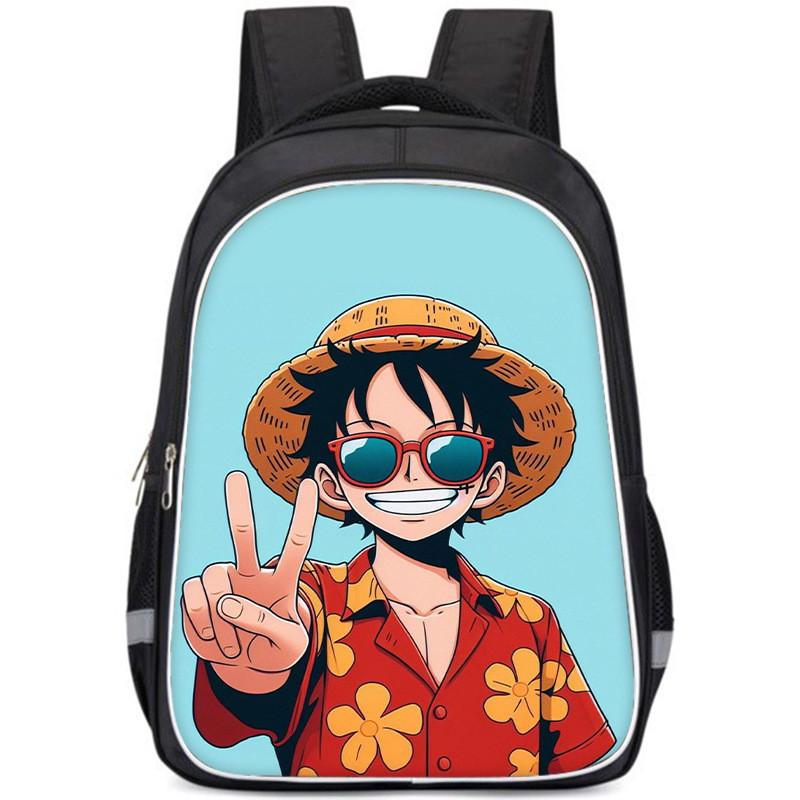 Large Capacity Lightweight Oxford Cloth Backpack For Kids Unisex School Bag