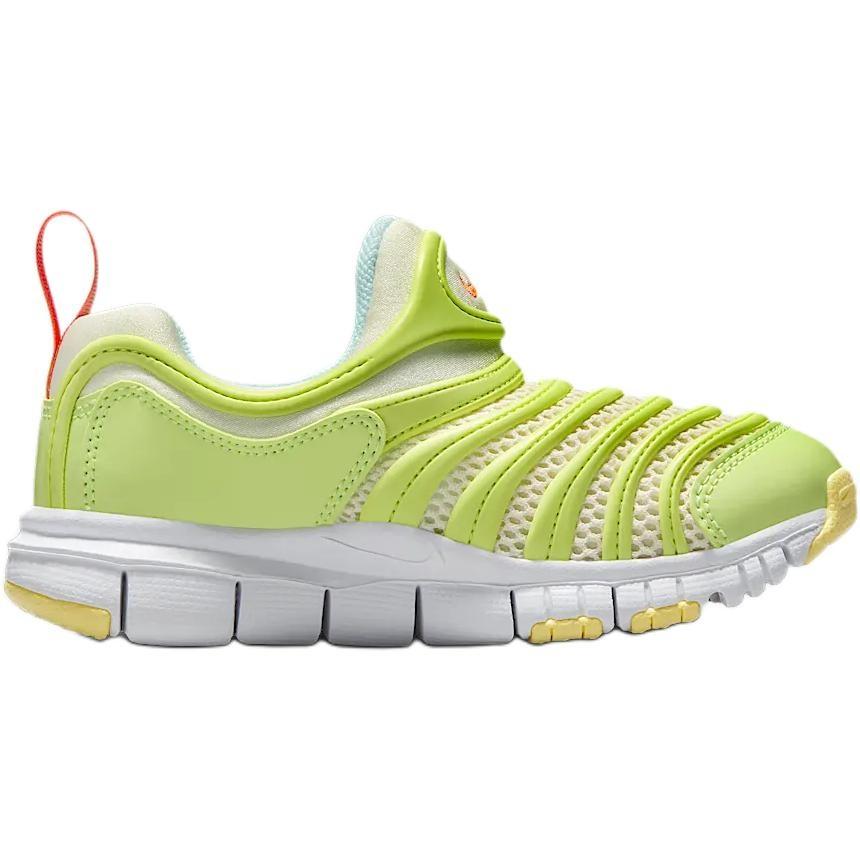 Nike Dynamo Free Cushioning Abrasion Resistant Cushioning, Wear Resistant Low top Kids Lifestyle Shoes Yellow Green Kids' IB8893-181