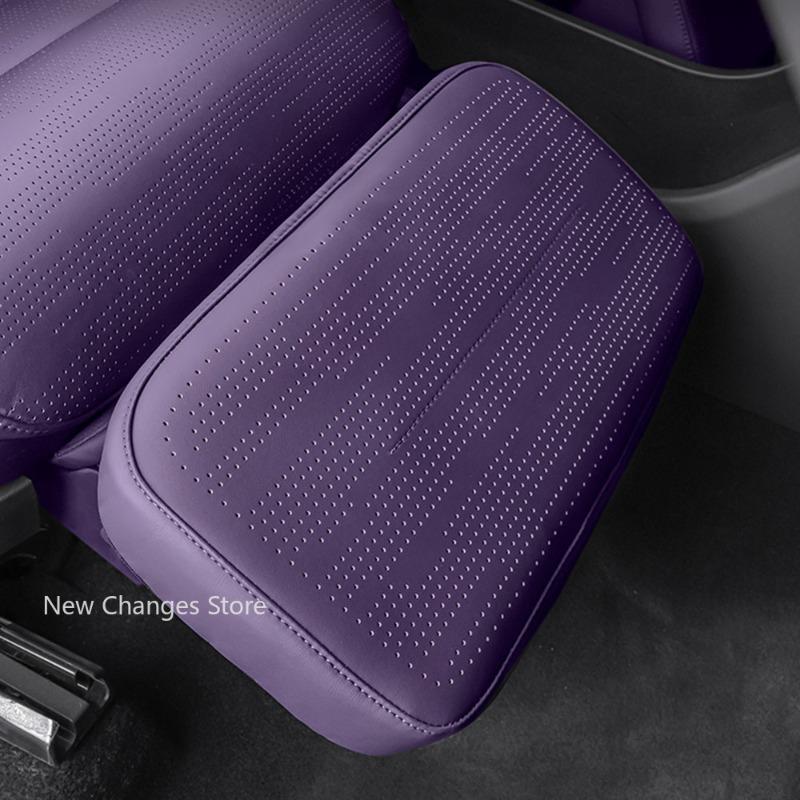 For AVATR 07 06 12 2024-2026 Leg Rest Cover Leather Full Cover Nappa Front Seat Footrest Protector Dustproof Pad Car Accessories