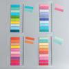 1600 Sheets Colorful PET Waterproof Sticky Notes Bright Index Memo Pad Loose Leaf Student Office Stationery for Taking Notes