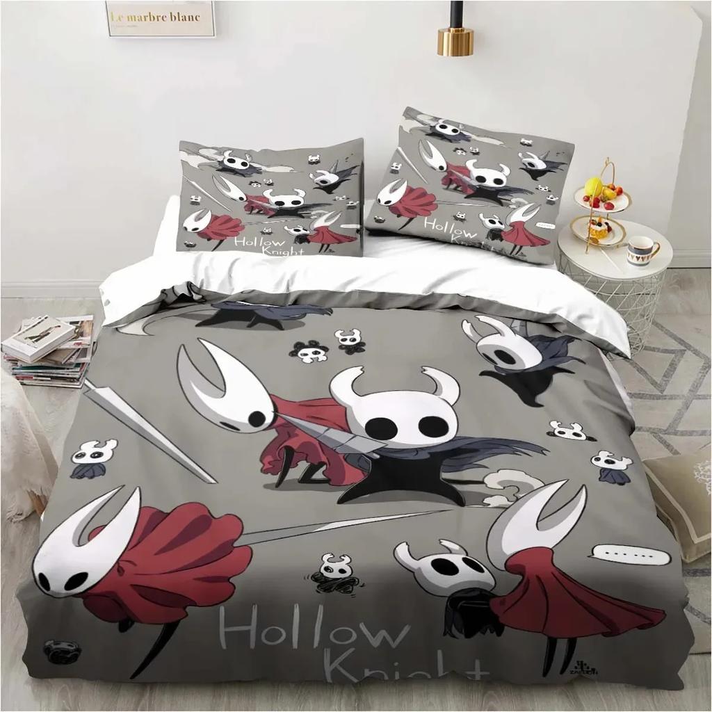 Hollow Knight 3D Digital Printing Printed Bed Set Duvet Cover Pillowcase Bedding Set Bed Linen Sheet Quilt Cover Full Queen Size