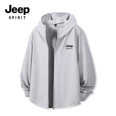 JEEP SPIRIT Men's Quick-Dry UV Protection Outdoor Jacket
