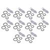 5/10Pcs Magnetic Fishing Hook Keeper Holder Fishing Rod Bait Hanger Fixed Lures Jig Hooks With Rubber Rings Fishing Accessories