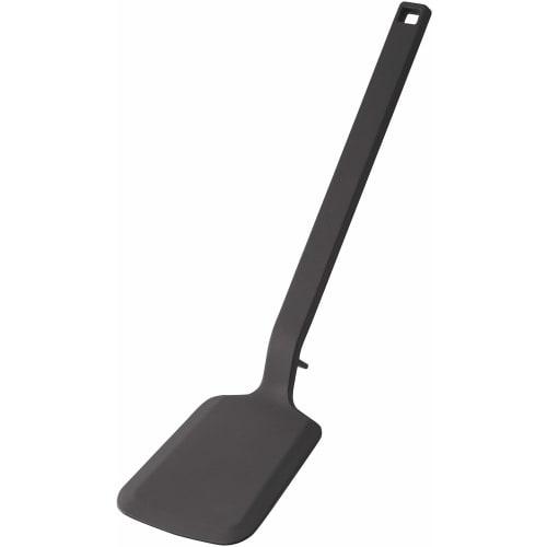 Yamazaki Tower Silicone Spatula, Black, Approx. W9 X D4.5 X H31cm, Flexible for Easy Scooping, Heat-Resistant, Silicone, 5192