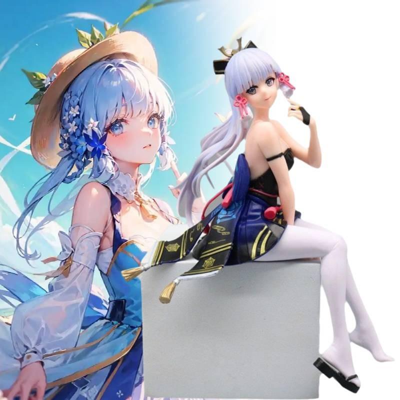 Kamisato Genshin Impact Ayaka Figurine Game Cartoon Model Toys Gifts Christmas