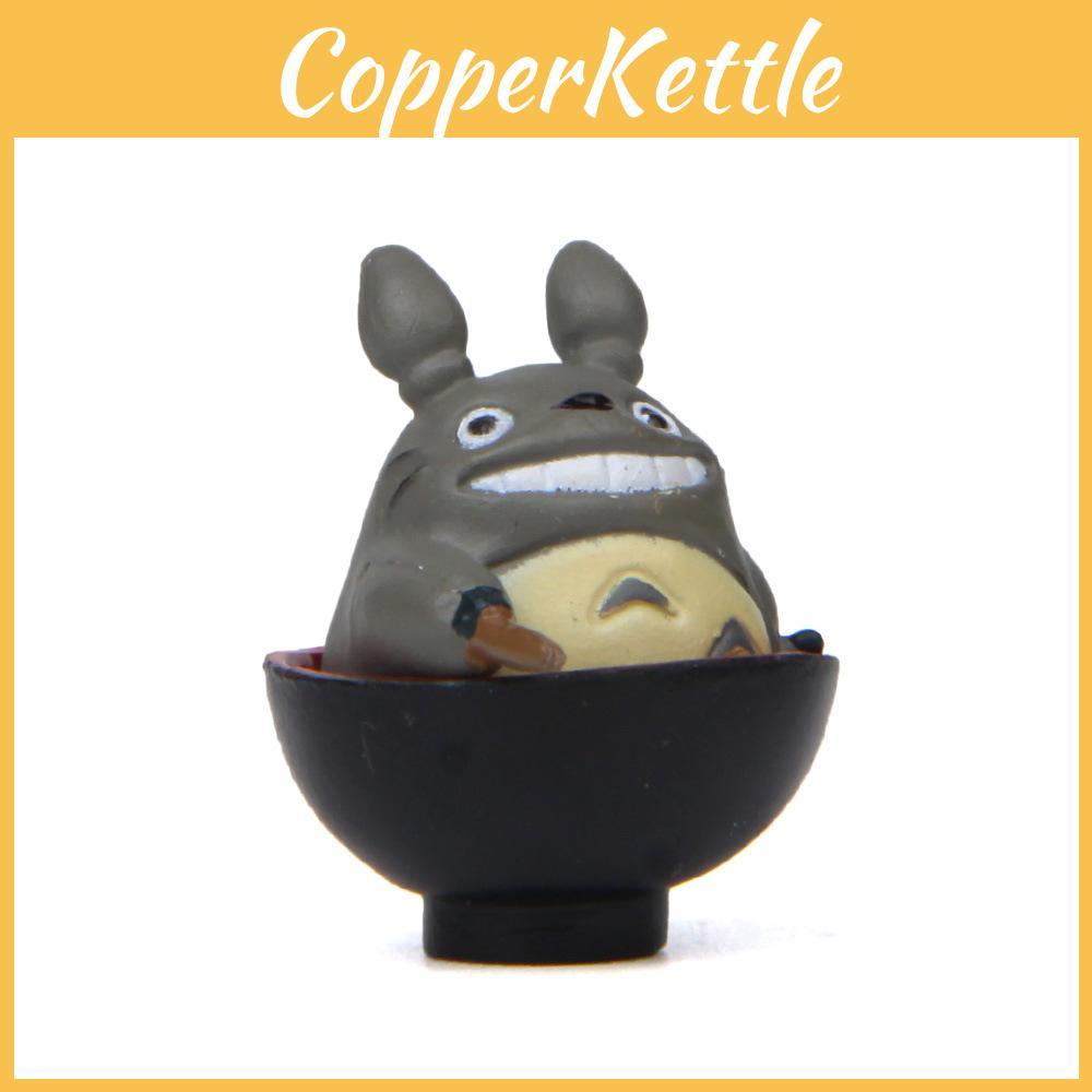 Cute Tea Cartoon Drinking Totoro Mini Model For Micro Landscape Prop Decoration