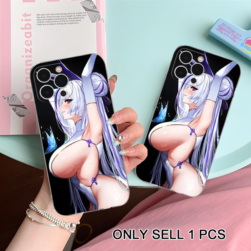 Azur Lane Unzen Clear TPU Mobile Case for iPhone 17 16 15 14 13 12 11 X XR XS Air Pro Max Plus Mini Colorful Cover