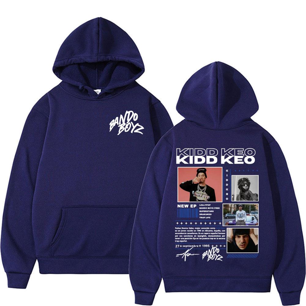 Rapper Kidd Keo Bando Boyz Tour Merch Sweatshirt Herren Damen Harajuku Hip Hop Punk Street Hoodies Lässiger Komfort Übergroßer Hoody