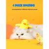 Electric Duck Cat Toy Interactive Pet Entertainment Soft Polyester Durable Biting Resistant Indoor Exercise for Cats