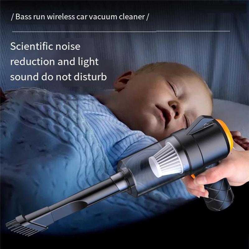 Practical-6-In-1 Vacuum Cleaner Cordless Car Vacuum Cleaner Cordless Handheld Car Portable High-Power Vacuum Cleaner