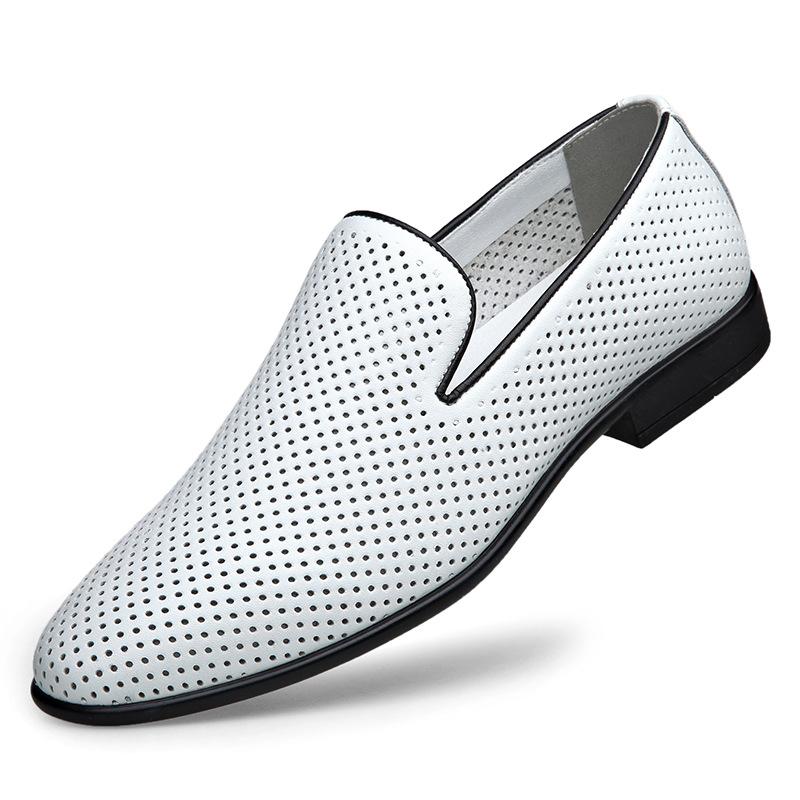 

Белые Мужские Повседневные Туфли Итальянские Мужские Лоферы Мокасины Слипоны Мужские Плоские Туфли Дышащая Натуральная Кожа Мужские Туфли для Вождения 44