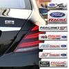 HDC3 For Ford Fiesta Kuga Mondeo Mustang S-MAX C Max Ranger Mk4 3D Aluminum Car Body Emblem Stickers Tail Trunk Badge Decal Accessory