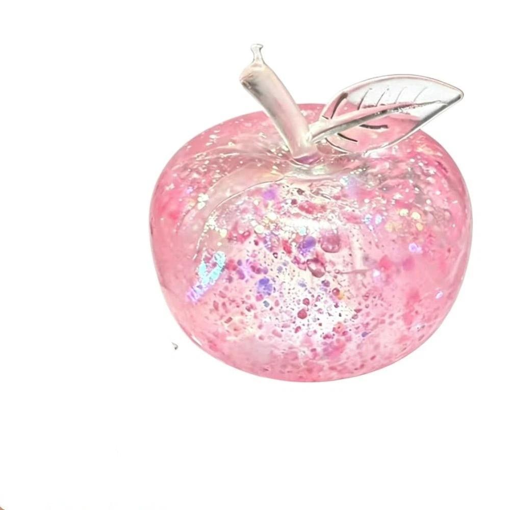 Soft Clear Jelly Squishy Ball Blue Maltose Squishy Toy Ball Quick-rebound Squeeze Toy  Office