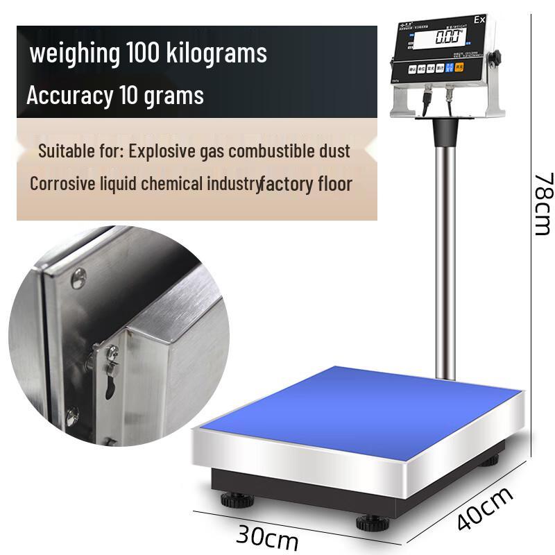 

Rechargeable Industrial Electronic Platform Scale