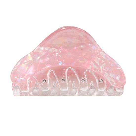 

Hair Claw Shell Shape Back Head Shower Clip Medium Size Shark Hair Claw Multiple Colors Available Versatile Hair Accessory