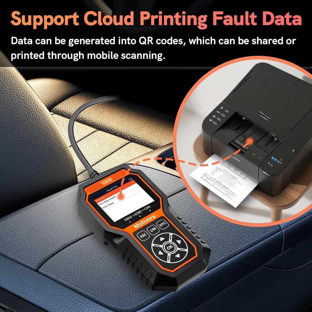 OBD2 Scanner Diagnostic Tool With DTC Solution Car Code Reader Reset Tool Check Engine Light Car CAN Diagnostic Scan Tool Read Clear Vehicle Fault