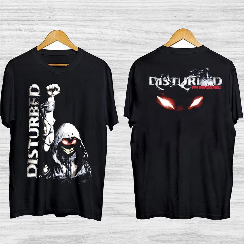 New Disturbed Siganture Band Cotton Black S-5XL  2D596 Unisex T-Shirt S