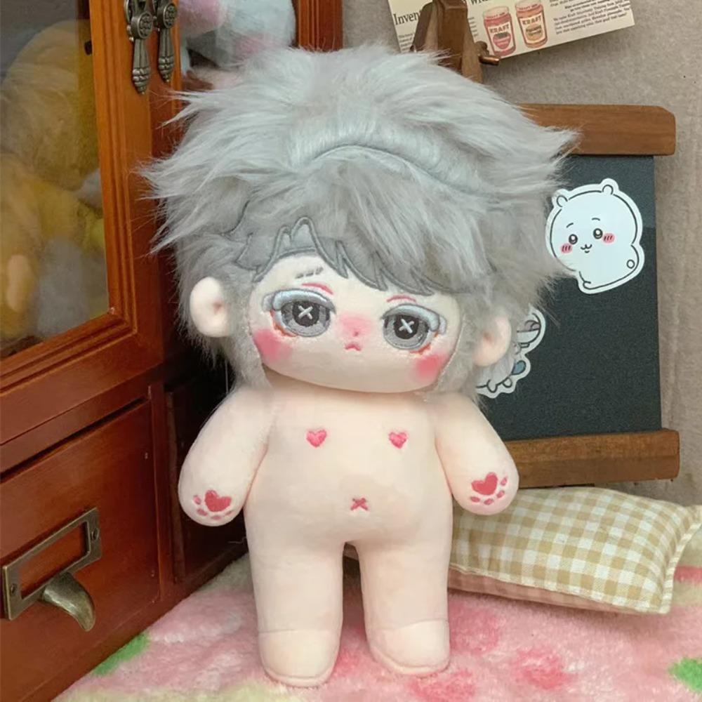 20cm Cute Idol Cotton Star Dolls Fifth Personality Boy Doll Cute Stuffed Baby Plushi Doll Can Change Clothe Fans Collection Gift