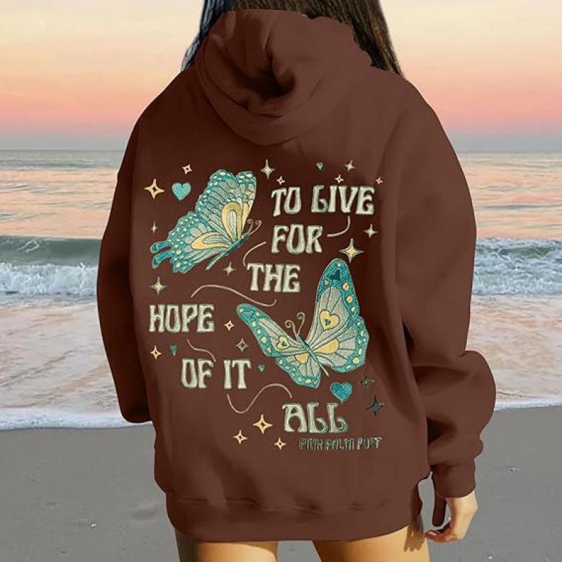 Hopeful Dreams Drop Shoulder Ribbed Hoodie