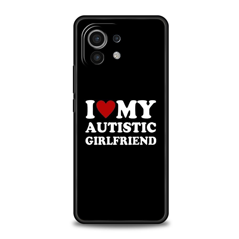 Phone Case For Xiaomi Mi 15 14 14T 13T 12T Pro 12 13 11 Lite 5G 11T X6 X5 Pro Soft TPU Cover Cute I Love My Girlfriend Boyfriend