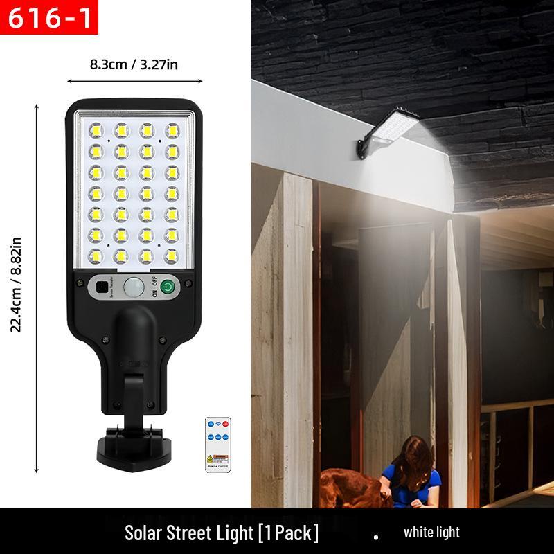 Outdoor Solar Garden Lights with Motion Sensor - LED Wall-Mounted, Ultra-Bright for Home and Street Use