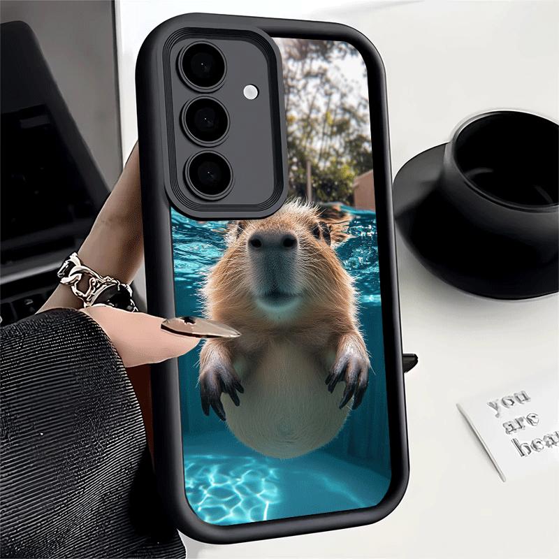 Phone Case for Samsung Galaxy A17 A16 A15 A14 A13 Animal Capybara Cute A56 A36 A26 A55 A35 A25 A54 A34 A24 A53 A33 A23 A07 A06