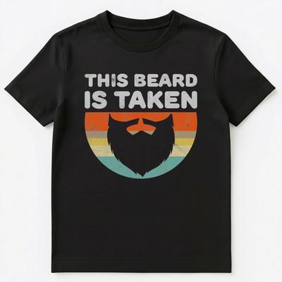 Funny Gift For Boyfriend Or Husband With A Beard T Shirt Unisex T-Shirt