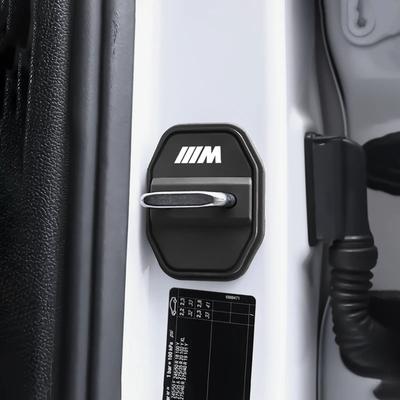 BMW M Performance E46 E90 E60 F10 F30 E39 E36 F20 E87 G30 E92 E91 X1X3 X5 Car Door Lock Cover Protection Shockproof Pad Stickers