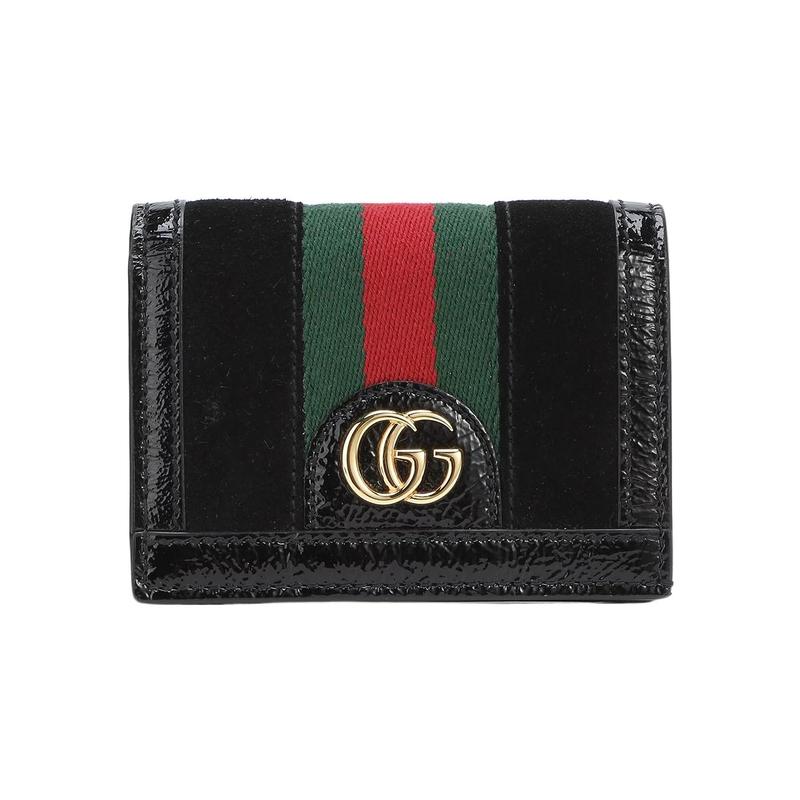 Gucci Ophidia gold label logo striped