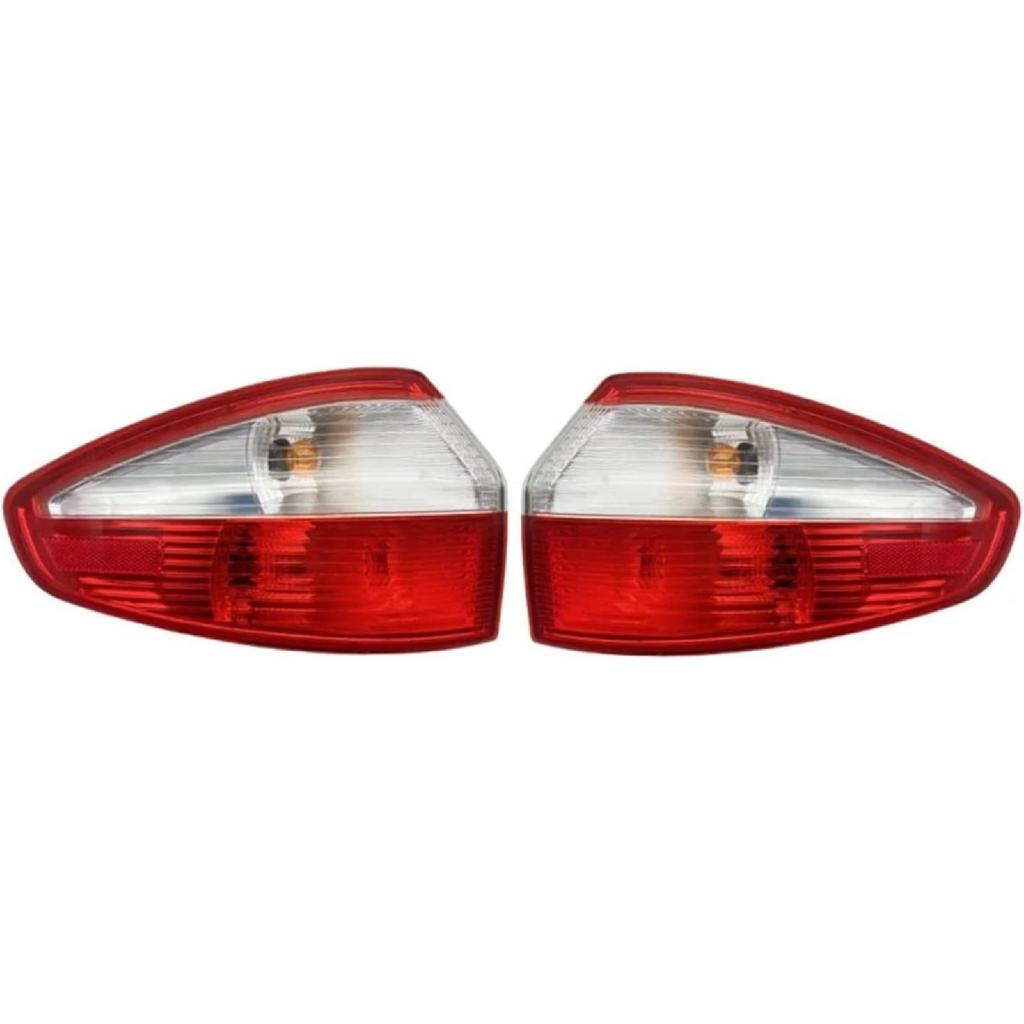 Car Accessories Exterior Rear Bumper Tail Light Taillight Brake Stop Lamp Compatible For Ford Fiesta Sedan 2013 2014 2015 With Bulbs(Left side)