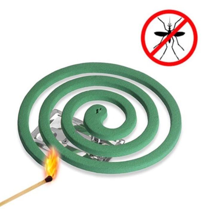 Citronella Mosquito Repellent + 2 Stands - Pack of 10 Spirals