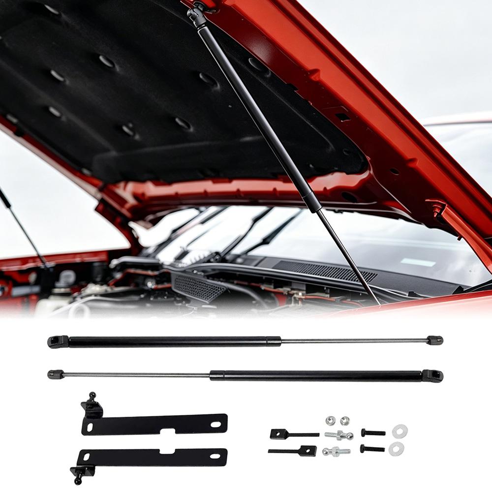 Hydraulic rod gas spring support rod For Ford Ranger T9 2022 2023 2024 2025 Shock Dampers Front Bonnet Modify Lift Supports.