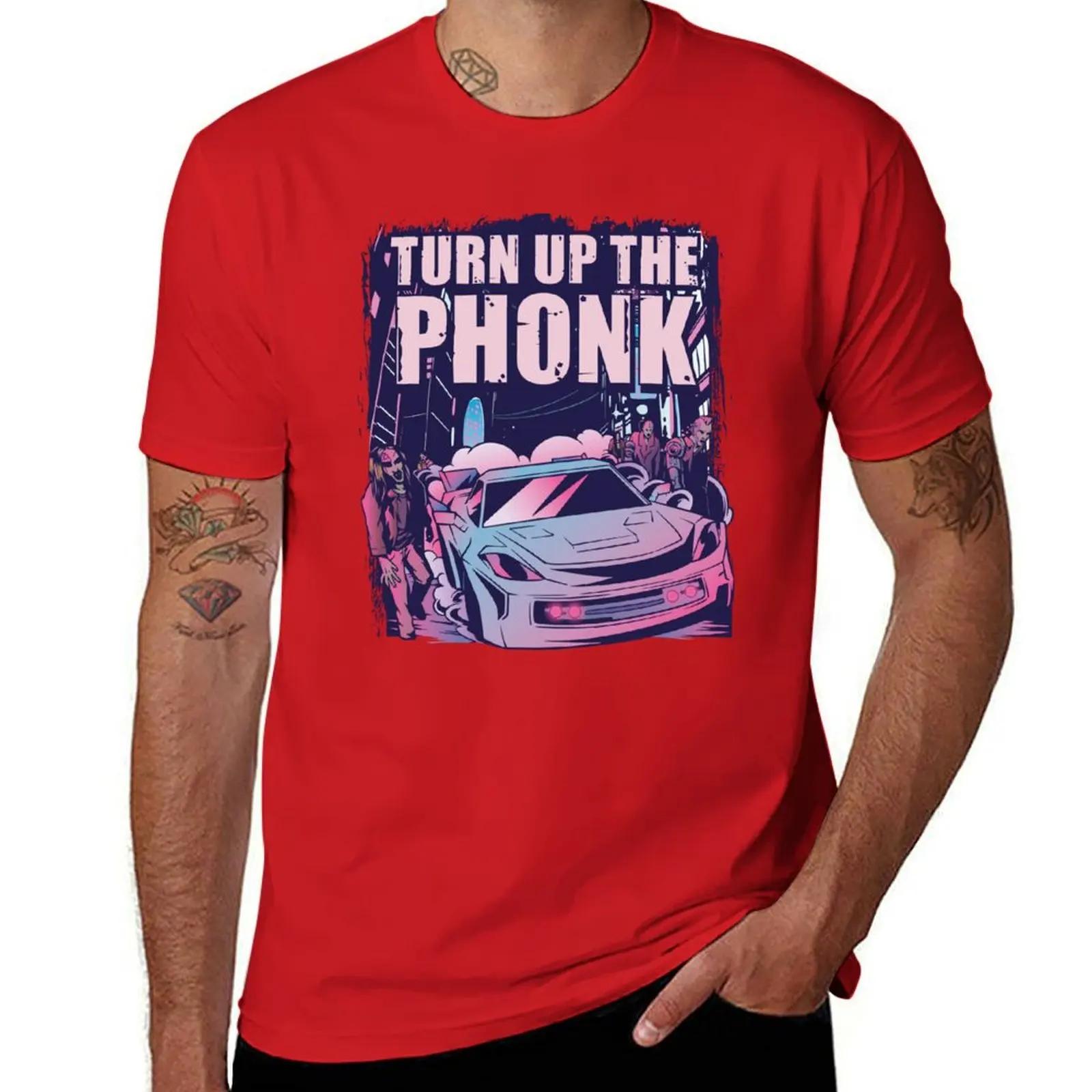 

Turn Up The Phonk Music TShirt plain sublime korean fashion plus sizes t shirts for men pack S